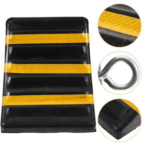 Reusable rubber wheel chocks - rubber,