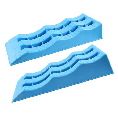 Stepped tire ramp - ramp, chocks