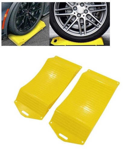Wheel chock tyre saver ramps - tyre,